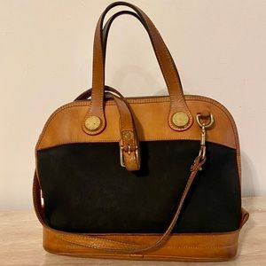 Vintage D&B Crossbody Zip Top Purse